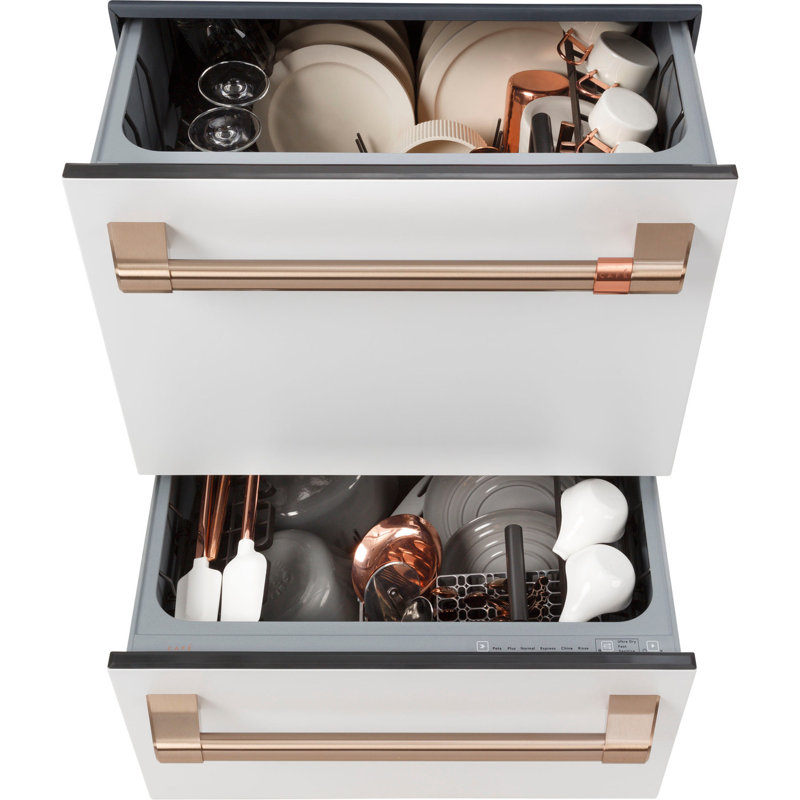 CAFÉ™ Dishwasher Double Drawer, Matte White