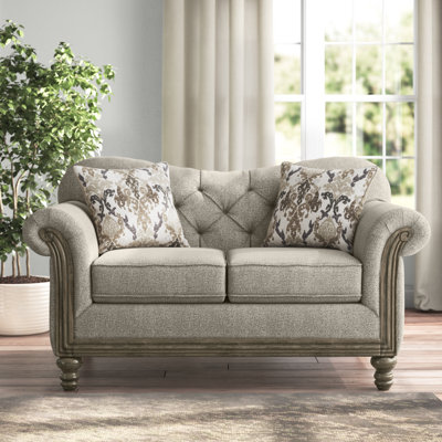 Audio Rolled Arm Sofa with Reversible Cushions