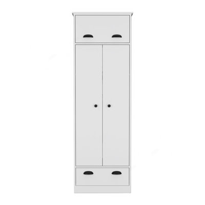 Armoire Dumas, chambre à coucher, blanc
