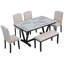 Solid Wood Top Dining Set