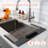 Adjustable Stainless Steel Over The Sink Dish Rack