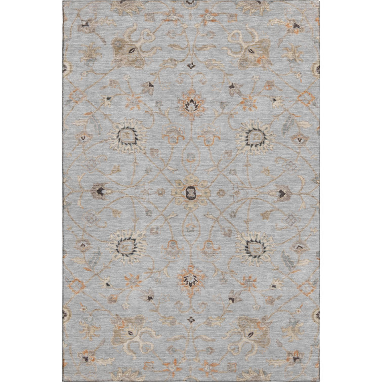 Premium Machine Washable Krause AMF1137 Global Rug