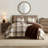 Nautica Peyton Plaid Beige Reversible Comforter Set-132926432