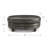 Top Grain Leather Oval Ottoman