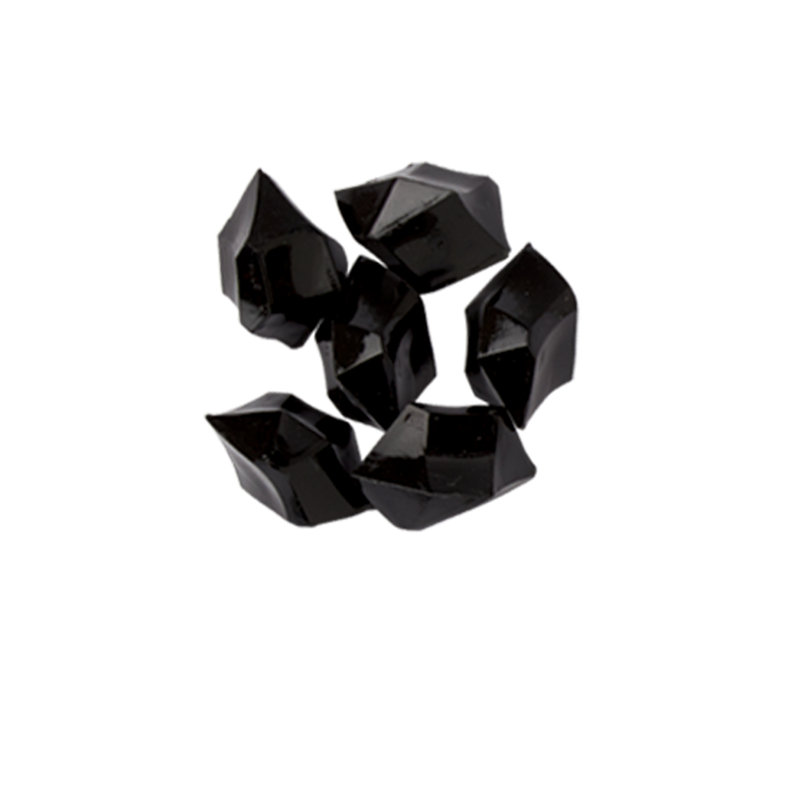 Bourre en acrylique vase Woodby, Noir