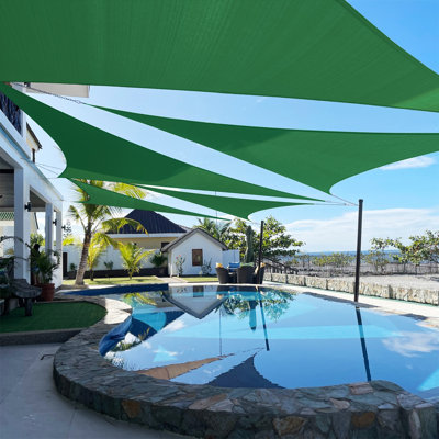 Artpuch Custom Triangle Patio Shade Sail Pool Garden Yard Lawn Carport