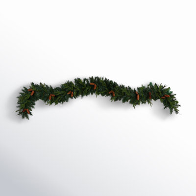 108'' in. Lighted Faux Garland
