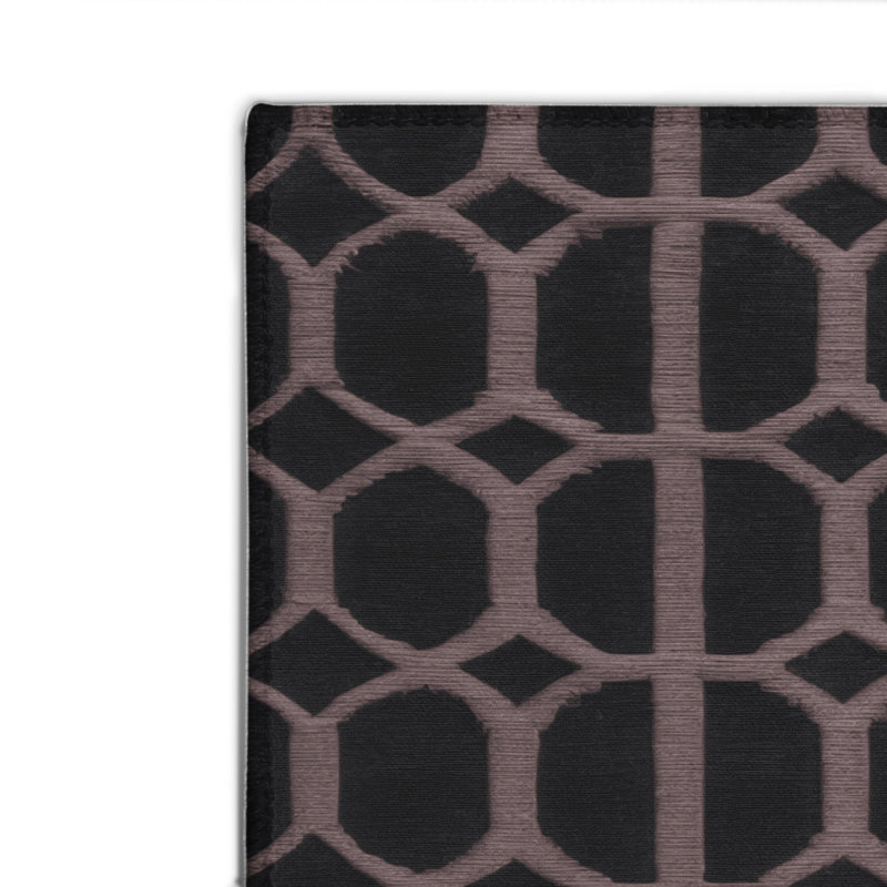 Trellis Purple Indoor and Outdoor Area Rug, Rectangle 2' x 3'