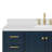 Cambridge 54.25'' Single Bathroom Vanity with Carrara Quartz Top-75152854-101139919