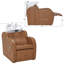 Fauteuil de shampooing à contre-lavage avec lavabo en céramique réglable et repose-pieds, similicuir-2127774541