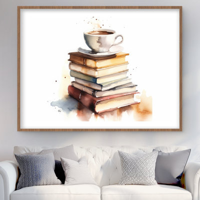 Relaxing Coffee - Abstract Food Matted Print for Home Decor
