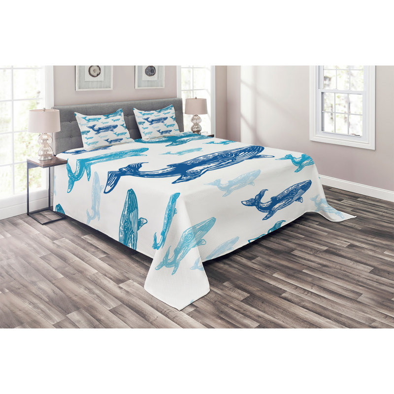 Coastal Polyester Coverlet