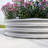 2Pcs W840116763 Galvanized Metal Raised Planter, 14.91 Lb, Double - Layer Corrosion, Suitable For Medium Rooting Flowers Open Bottom Water Drainage, Can Withstand Tough Weathers, Good Vegetable And-630450506
