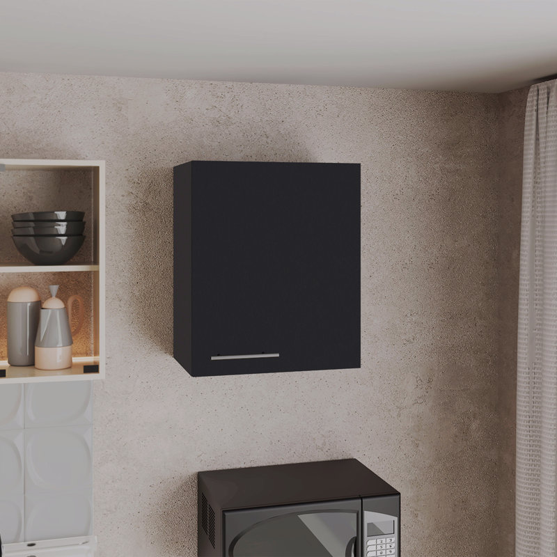 Armoire murale H 23,6 po avec 1 porte et 2 tablettes