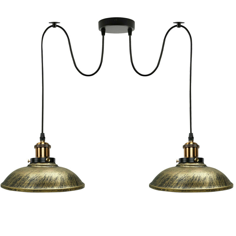 Hinkle 2 - Light Cluster Pendant, Brushed Brass