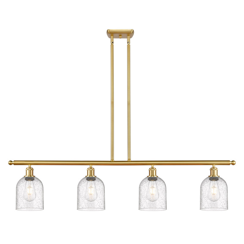 Odaniel 4 - Light Kitchen Island Pendant, Seedy, Satin Gold