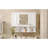 35'' X 28'' Wall Mounted Bathroom Medicine Cabinet, Modern Bathroom Wall Cabinet With Mirror,  Mirror Cabinet With Open Shelves-140597988