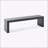 Stylish Acacia Wood Dining Bench, Black Finish, Durable and Versatile for Multiple  Settings.-1786625995