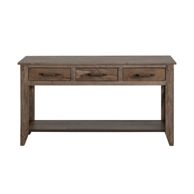 Gilbart 3 Drawer, 1 Shelf Sofa Table