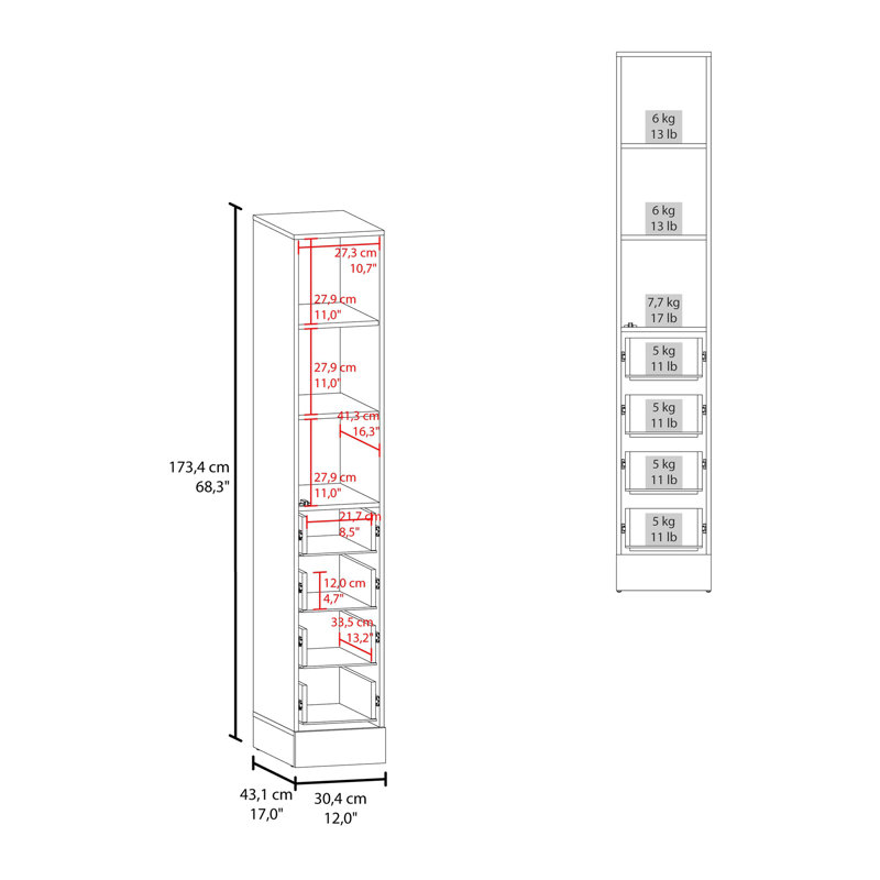 Armoire à linge à 4 tiroirs avec porte en verre Wengue