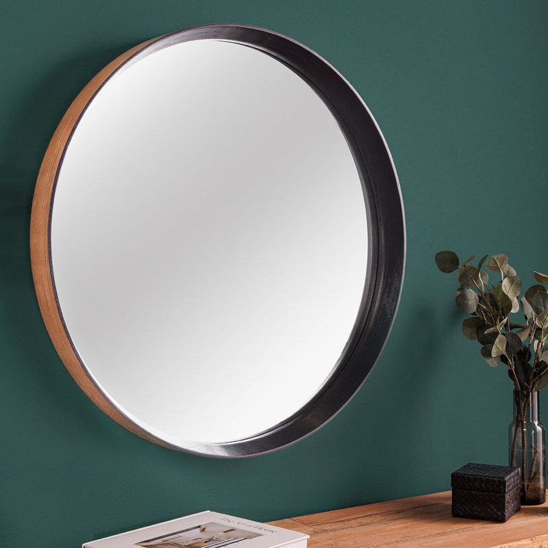 Leeman Solid Wood Rectangle Wall Mirror