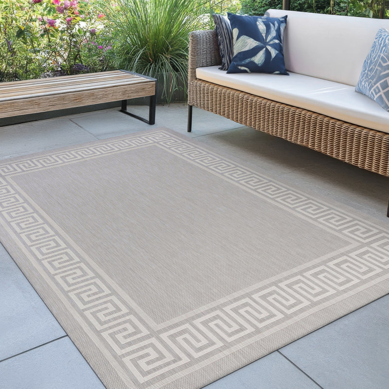 Tapis gris Edna, Rectangle 5 pi 3 po x 7 pi 3 po