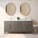 72'' Double Bathroom Vanity with Engineered Marble Top