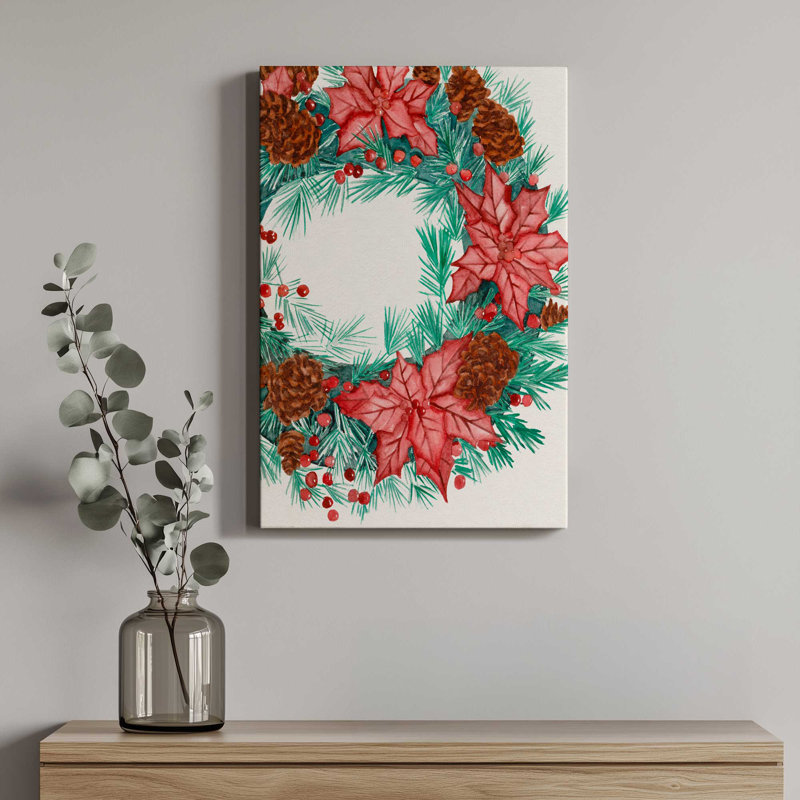«Yuletide Harmony I» par Melissa Wang, reproduction d'art sur toile, H 24 po x l 18 po, Toile tendue, Ne s’applique pas