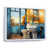 White Floater Framed