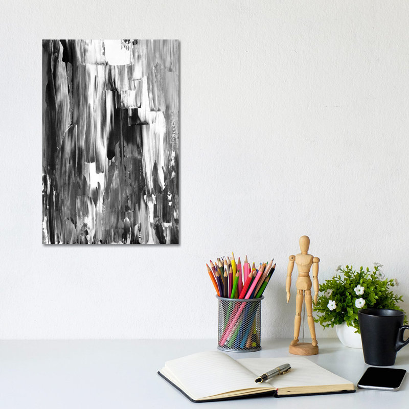 Melted 1 Piece Wrapped Canvas Painting, 20.32 cm H x 30.48 cm W