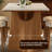59.06"Modern minimalist rectangular solid wood granite dining table-2125486891