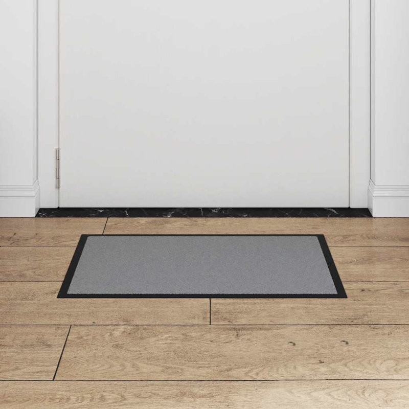 Non-Slip Indoor / Outdoor Door Mat, Grey, 40cm W x 60cm L