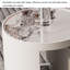 Table ronde légère et luxueuse