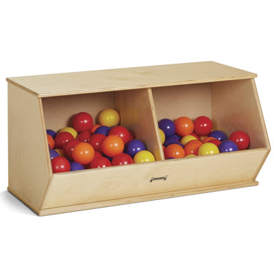 Jonti-Craft® Stacking Beveled Crate – Duplex