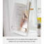Porte-livre de cuisine Tosca Yamazaki Home, support de recettes de cuisine pour comptoir, acier et bois