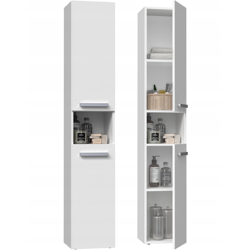 Jagdambika Linen Cabinet, White