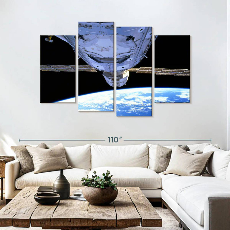 Oberle International Space Station View, 54" H x 84" W