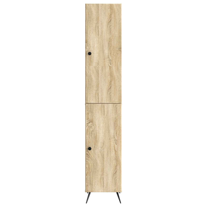 2 -Door 4 Storage Cabinet, Sonoma Oak