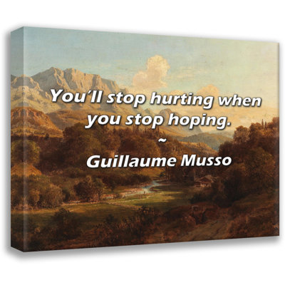 Citation de Guillaume Musso: Vous ne ferez plus de mal en espérant.