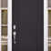Coventry Door Handle Set with Cambridge Knob and Deadbolt in Chrome