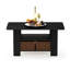 Hilburn Four Leg Coffee Table with Storage-1030041416