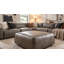 Canapé modulaire en cuir avec repose-pieds Fernagh-351337399