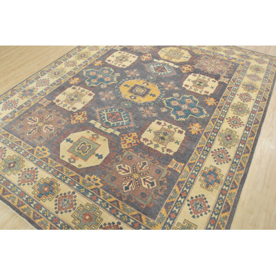 Murhyn One-of-a-Kind 8'2'' x 10'2'' New Age Rectangle Wool Area Rug in