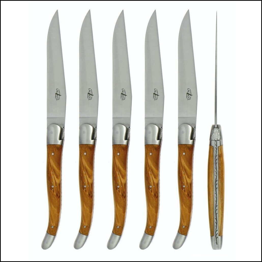 Laguiole Forged Steak Knives Stainless Steel