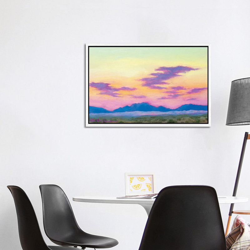 Under The Lilacs by Jo Grundy - Gallery-Wrapped Canvas Giclée on Canvas, White Framed, 66.04 cm H x 45.72 cm W