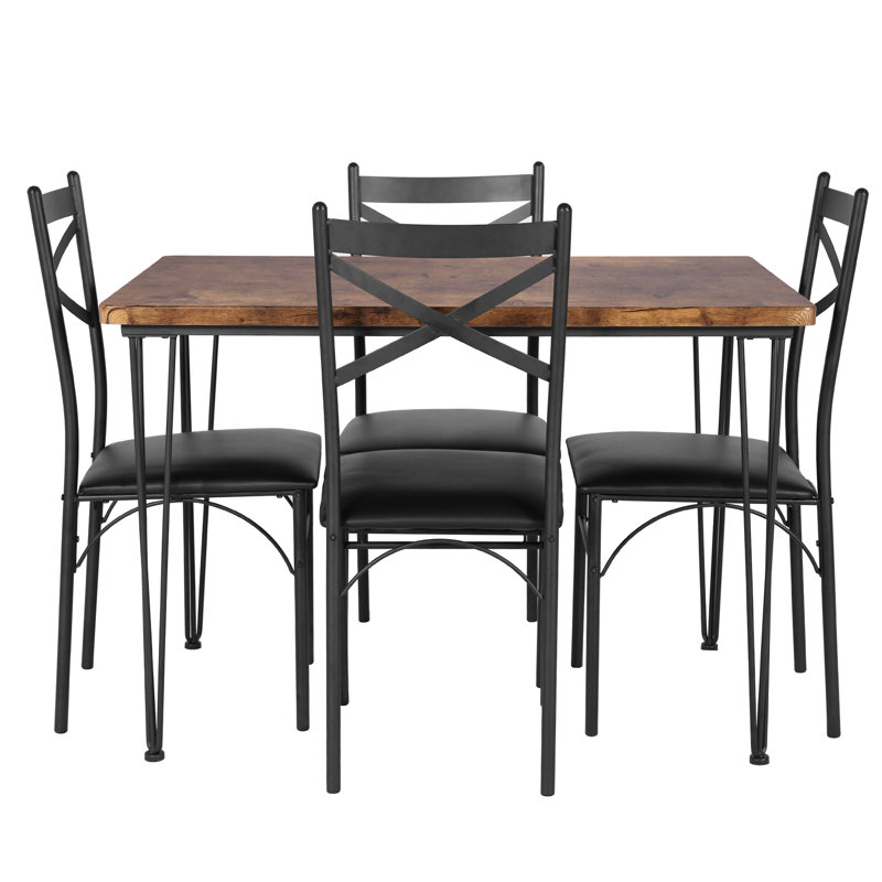 TC Dining Set with 4 Chairs