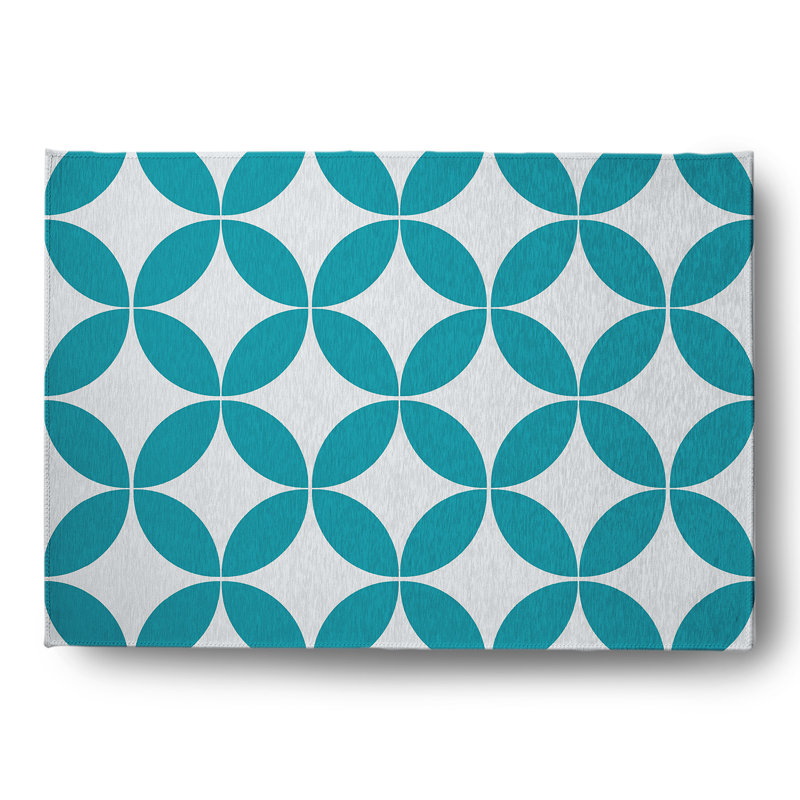 Cymantha Chenille Geometric Indoor Rug, Rectangle 5' x 7'