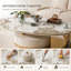 Pedestal Coffee Table with Storage
