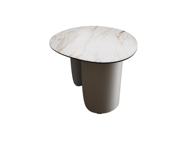 Tables basses Twins, Calacatta Paonazzo, Bronze mat