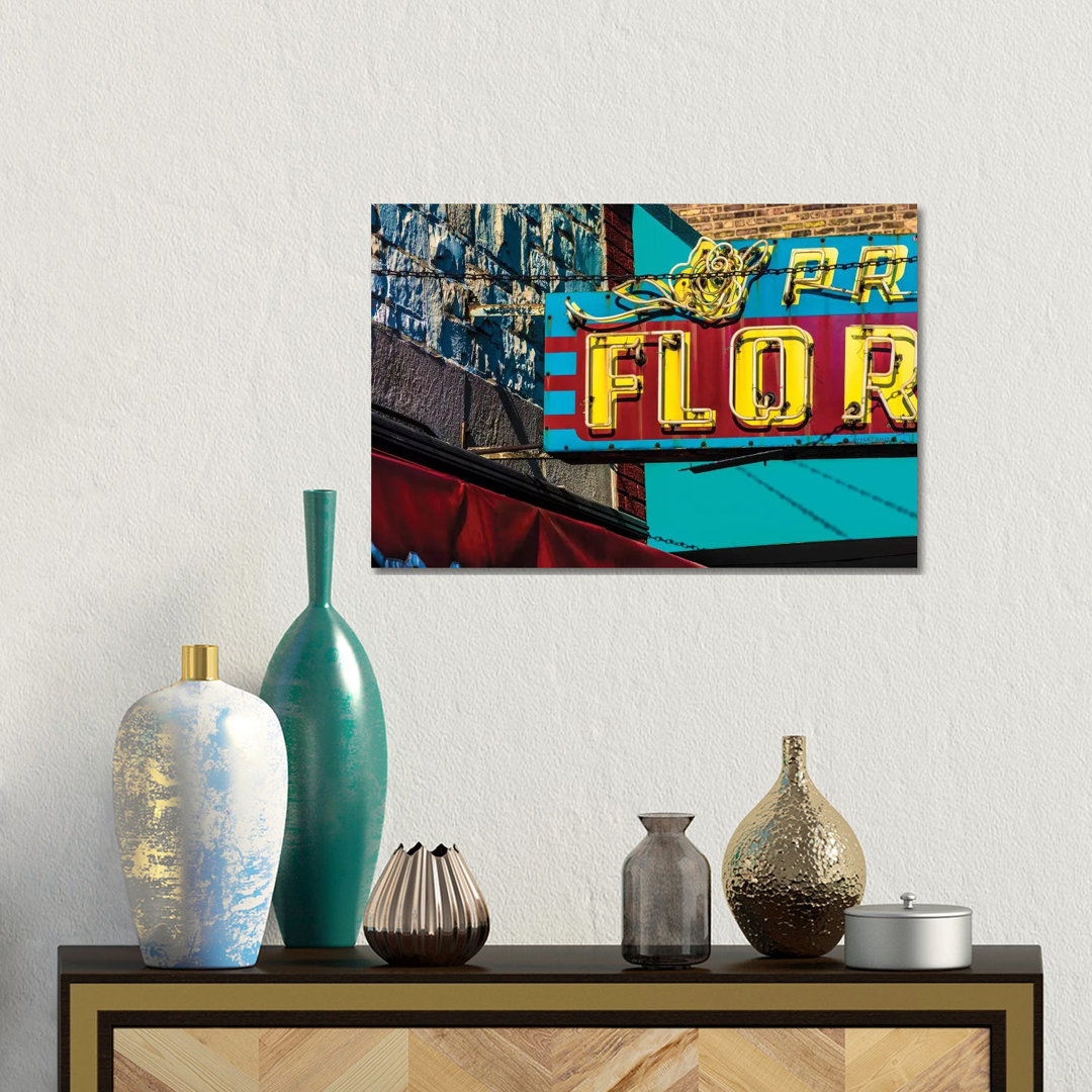 Prost Florist, Irving Park Rd. von Raymond Kunst - Giclée auf Leinwand ohne Rahmen